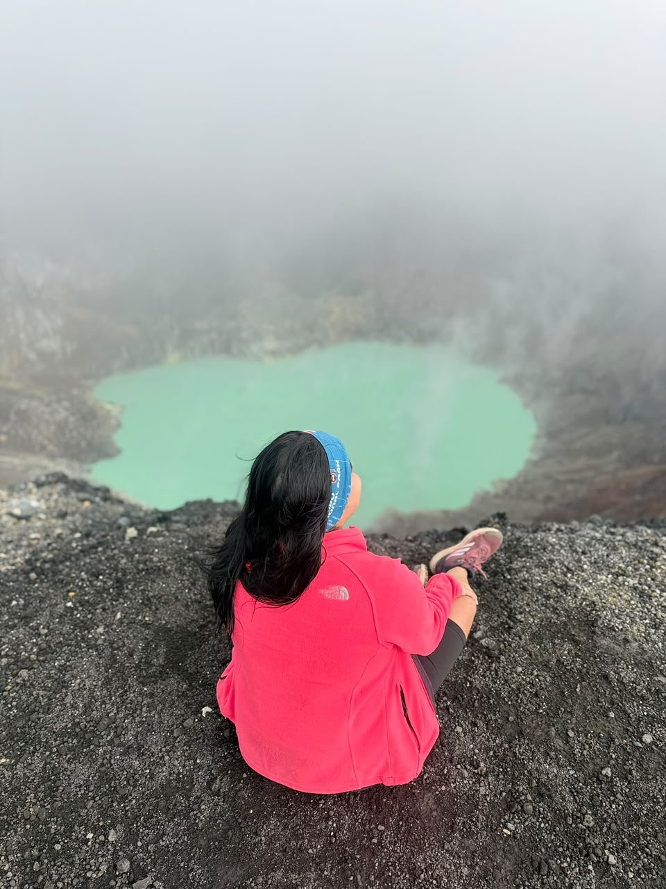Cráter del volcán